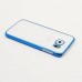 Samsung Galaxy S6 - Clear PC TPU Bumper Shock-Absorption Anti-Scratch Phone Protective Cover Case - Blue